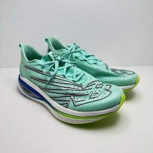 New Balance FuelCell SC Elite V3 Green Running Shoes MRCELLT3 Men’s Size 10.5